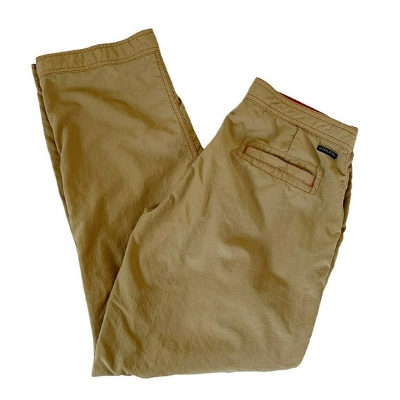 Athleta Women’s Sz M Tan Utility Nylon Cargo Hiking Pants - Picture 1 of 9